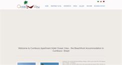 Desktop Screenshot of cumbuco-oceanview.com